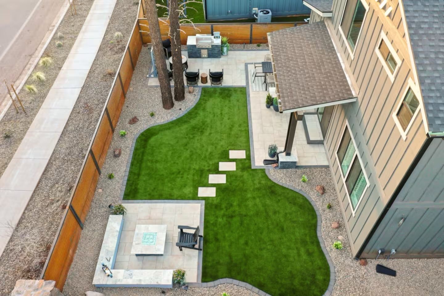 Commercial pool aerial
